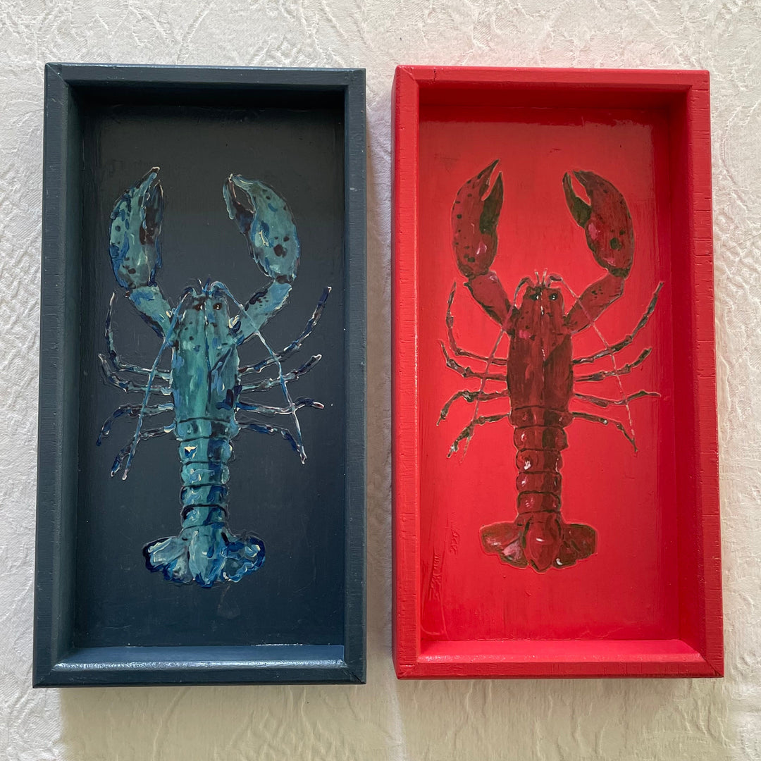 Set Hummer blau und rot